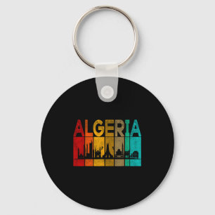 Vintage Algerien Ich liebe Algerien Karte Algerien Schlüsselanhänger