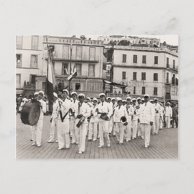 Vintage algerische Philippeville-Stadtkapelle, 193 Postkarte (Vorderseite)