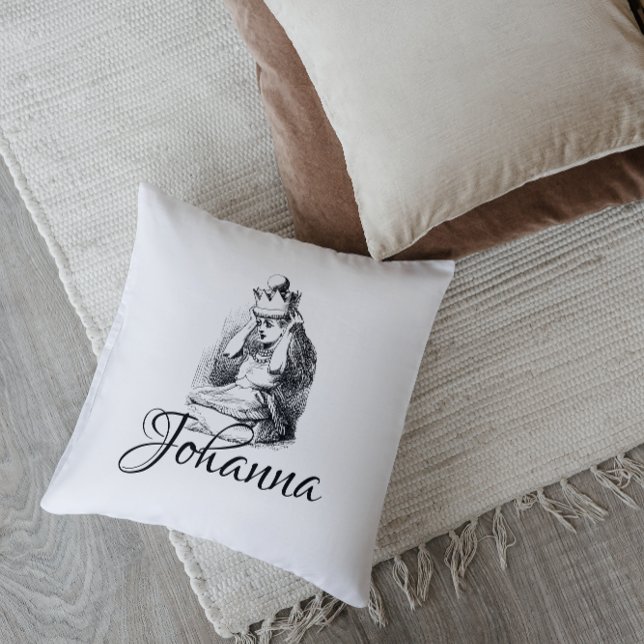 Vintage Alice-Abenteuer im Wunderland Kissen (Von Creator hochgeladen)