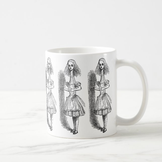 Vintage Alice Adventures in Wonderland Tasse (Rechts)