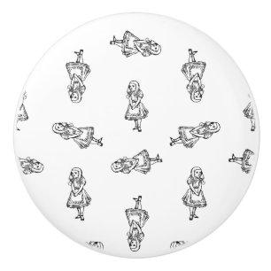 Vintage Alice Alice im Wunderland CUSTOM FARBE Keramikknauf