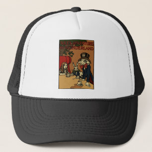 Vintage Alice Cover Mad Tea Party Truckerkappe