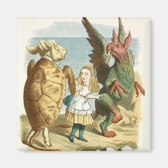 Vintage Alice-Illustration Magnet (Vorne)