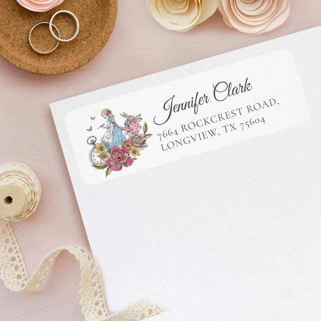 Vintage Alice im Wunderland Alice & Rabbit (Von Creator hochgeladen)