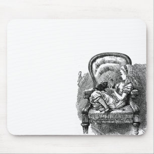 Vintage-Alice-im-Wunderland-antik-emo-goth Mousepad