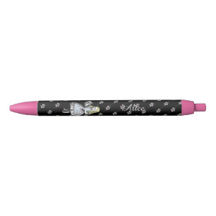 Vintage Alice im Wunderland-Blumenmuster-Stift Kugelschreiber