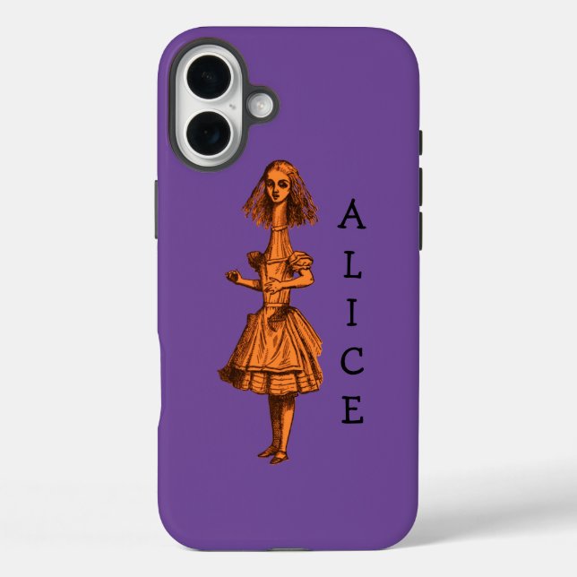 Vintage Alice im Wunderland Case-Mate iPhone Hülle (Rückseite)