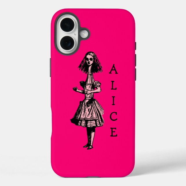 Vintage Alice im Wunderland Case-Mate iPhone Hülle (Rückseite)