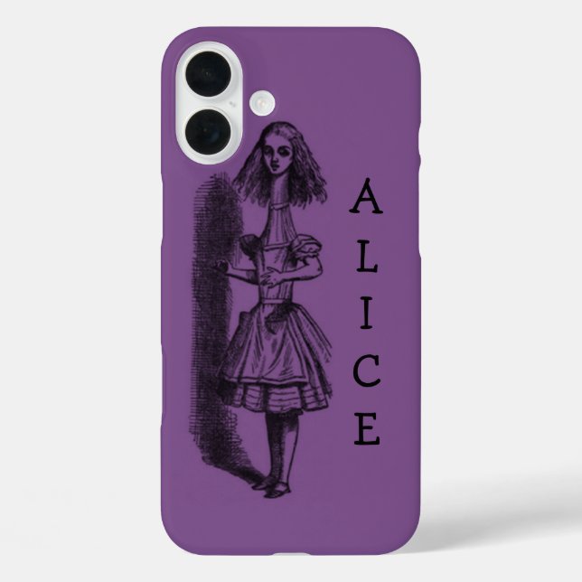 Vintage Alice im Wunderland Case-Mate iPhone Hülle (Rückseite)