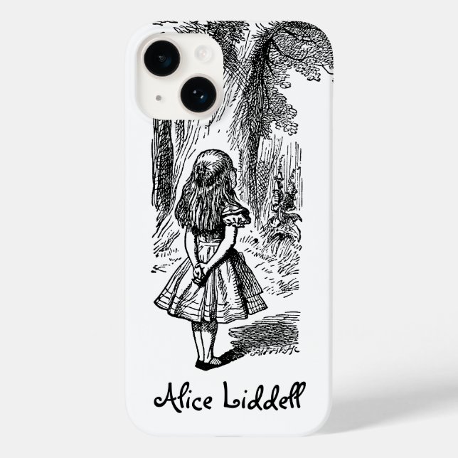 Vintage Alice im Wunderland, Cheshire Cat Case-Mate iPhone Hülle (Rückseite)