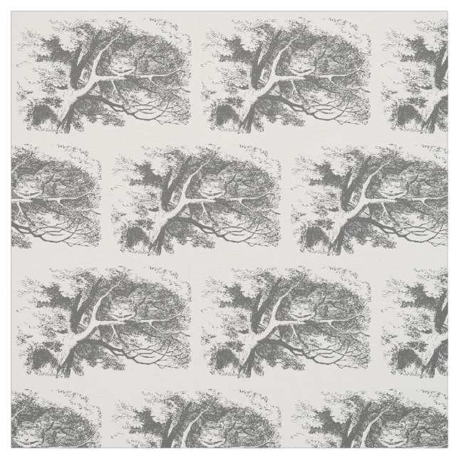 Vintage Alice im Wunderland Cheshire Cat Fabric Stoff (Muster)