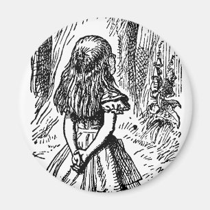 Vintage Alice im Wunderland, Cheshire Cat Magnet