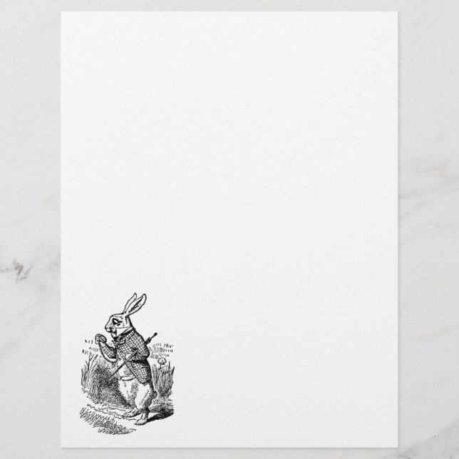 Vintage Alice im Wunderland Flyer (Vorne)