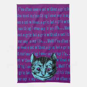 Vintage Alice im Wunderland Geschirrtuch