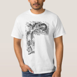 Vintage Alice im Wunderland, Grinsekatze T-Shirt
