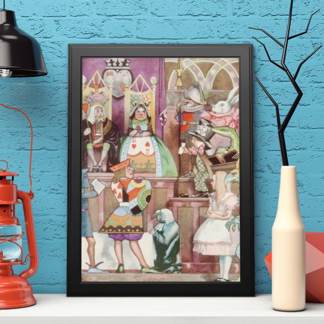 Vintage Alice im Wunderland, Herzkönigin Poster (Von Creator hochgeladen)