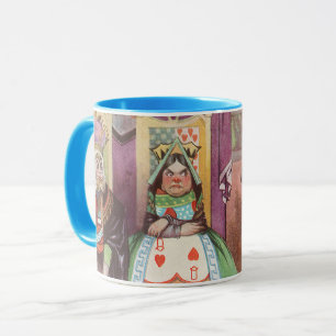 Vintage Alice im Wunderland, Herzkönigin Tasse