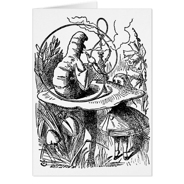 Vintage Alice im Wunderland Hookah Raupe (Vorne)