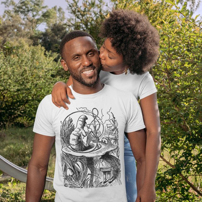 Vintage Alice im Wunderland Hookah Raupe T-Shirt (Von Creator hochgeladen)