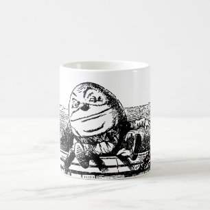 Vintage Alice im Wunderland, Humpty Dumpty an der Tasse