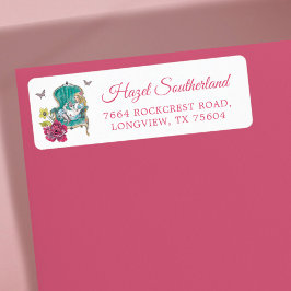 Vintage Alice im Wunderland im grünen Sitzungssaal