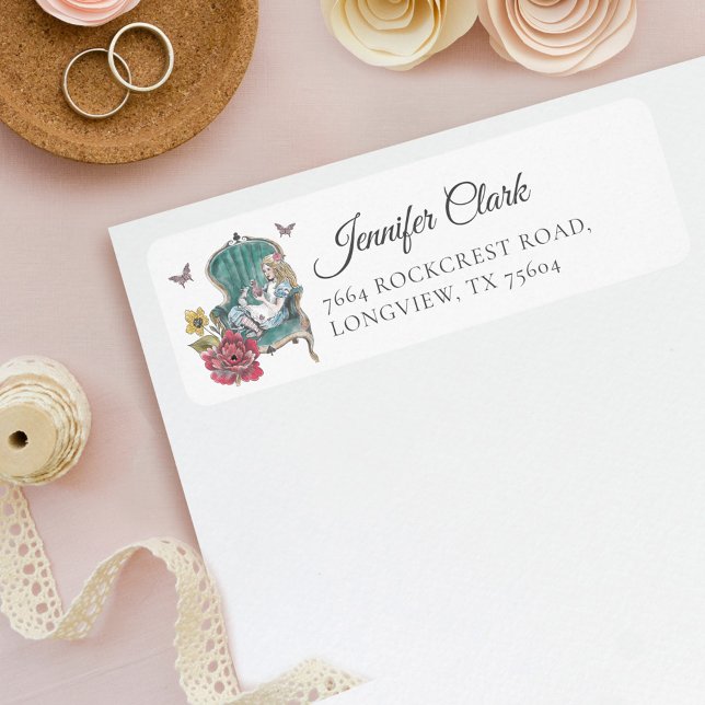 Vintage Alice im Wunderland im grünen Sitzungssaal (Von Creator hochgeladen)