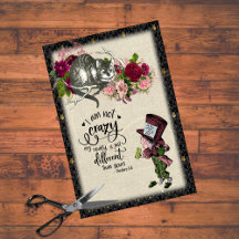 Vintage Alice im Wunderland Katze und Mad Hatter