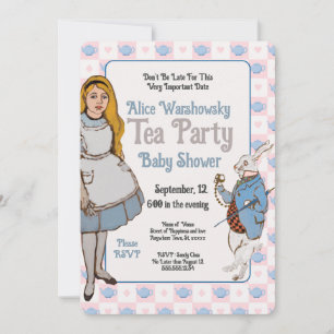 Vintage Alice im Wunderland Kinderdusche