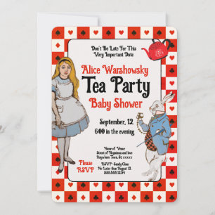Vintage Alice im Wunderland Kinderdusche