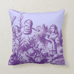Vintage Alice im Wunderland Kissen