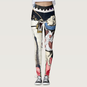Vintage Alice im Wunderland Leggings