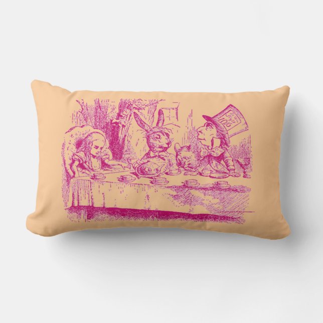 Vintage Alice im Wunderland Lendenkissen (Vorderseite)