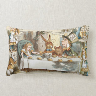 Vintage Alice im Wunderland Lumbar Kissen