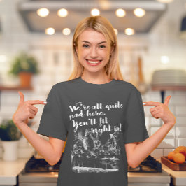 Vintage Alice im Wunderland - Mad Hatter Quote T-Shirt