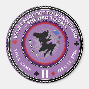 Vintage Alice im Wunderland Magnet