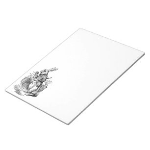 Vintage Alice im Wunderland Notizblock