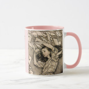 Vintage Alice im Wunderland personalisiert Tasse