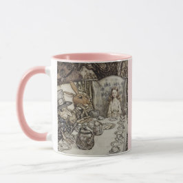 Vintage Alice im Wunderland personalisiert Tasse