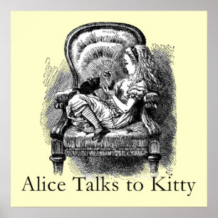 Vintage Alice im Wunderland Poster