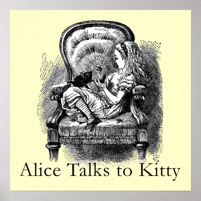 Vintage Alice im Wunderland Poster (Vorne)