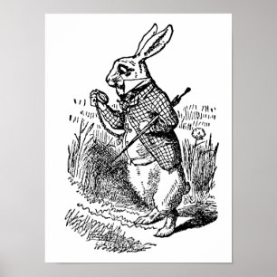 Vintage Alice im Wunderland Poster