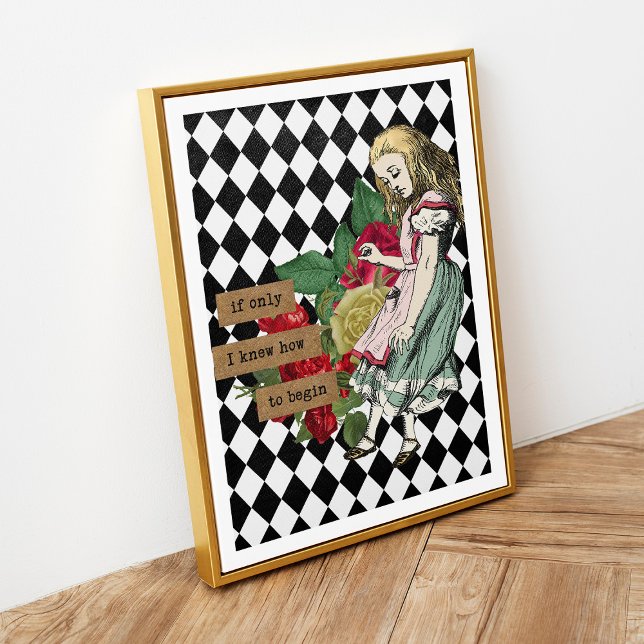 Vintage Alice im Wunderland Poster (Von Creator hochgeladen)
