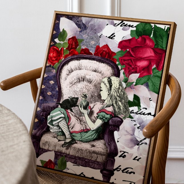 Vintage Alice im Wunderland Poster (Von Creator hochgeladen)