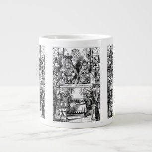 Vintage Alice im Wunderland, Prozess der Herzkönig Jumbo-Tasse