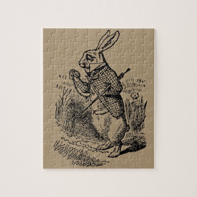 Vintage Alice im Wunderland Puzzle (Vertikal)