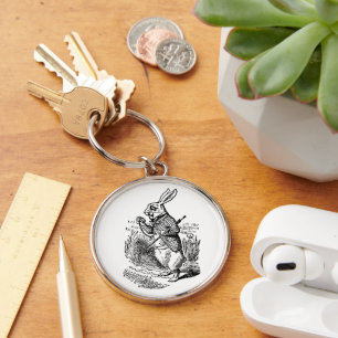 Vintage Alice im Wunderland Schlüsselanhänger