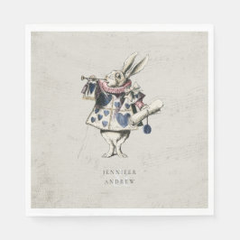 Vintage Alice im Wunderland Serviette