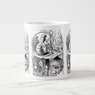 Vintage-Alice-im-Wunderland-Shisha-Raupe Jumbo-Tasse