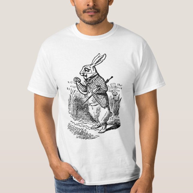 Vintage Alice im Wunderland T-Shirt (Vorderseite)