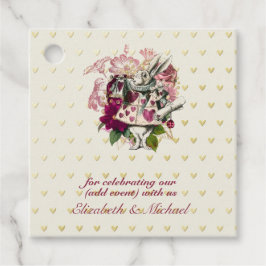 Vintage Alice im Wunderland Tee Party Benutzerdefi Geschenkanhänger